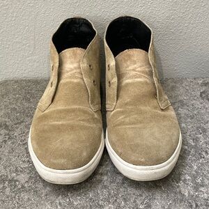 Clarks Men's Tan Suede Rubber Soles Chukka Boots 10